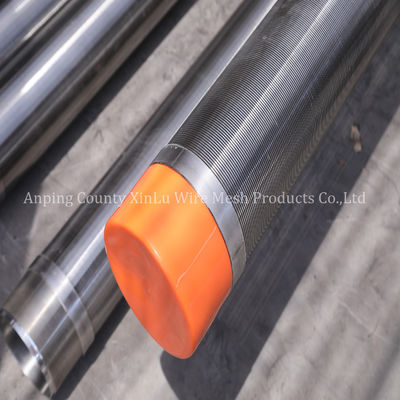 14 "물 우물 스크린 파이프 3x5mm Q5.0mm 윙 와이어, 300 PSI 붕괴 압력