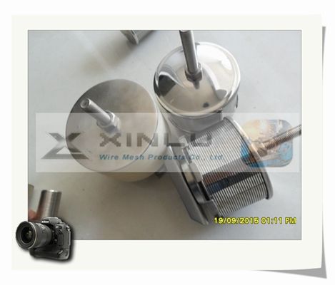 단일 흐름 수처리 필터 노즐 DN 82mm SS321 스트레이너 노즐