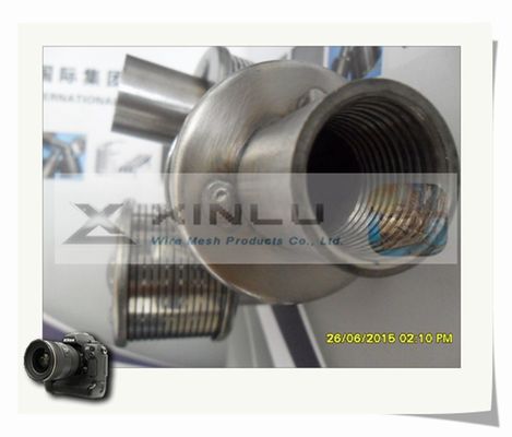 실을 꿰는 쐐기 철망 물 처리 여과기 분사구 148mm SS316L BSPT 여성