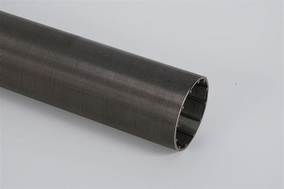 2205 나선형 쐐기형 와이어 스크린 파이프 OD137mm 포인트 외부를 이중화하세요