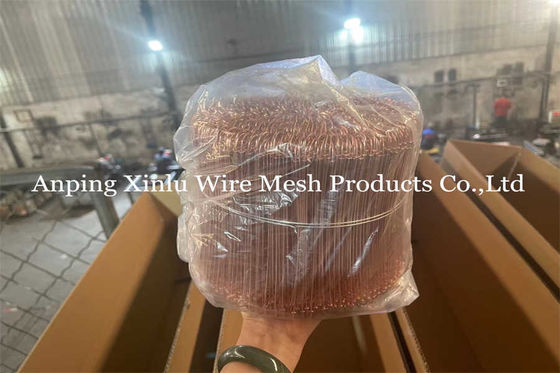 구리 코팅 된 이중 루프 결합 바 넥타이 와이어 200mm 길이 2.48kg 무게 / 뭉치 경식 및 부패 저항