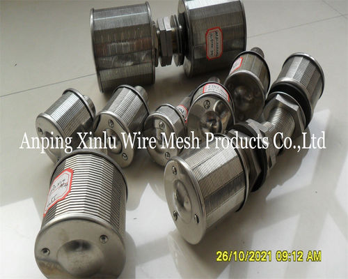 57mm 물 필터 노즐 300PSI 붕괴 압력 3-1/8&quot; 전체 길이