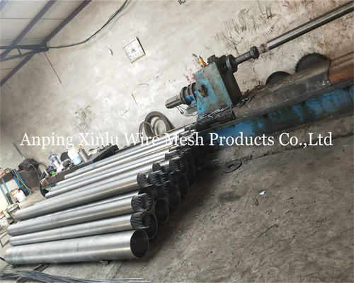 1000-3000-6000mm 3x4.6mm 지원 와이어와 함께 Wedge 와이어 스크린 파이프
