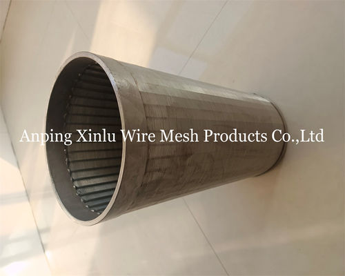 1000-3000-6000mm 3x4.6mm 지원 와이어와 함께 Wedge 와이어 스크린 파이프