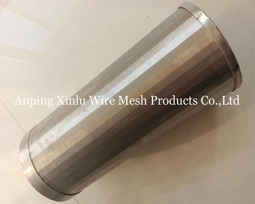 1000-3000-6000mm 3x4.6mm 지원 와이어와 함께 Wedge 와이어 스크린 파이프