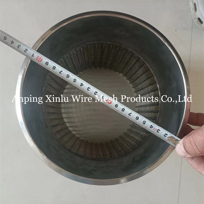 FOTI V 와이어 랩 존슨 타입 물 우물 스크린 파이프 0.03mm-10mm 슬롯 크기