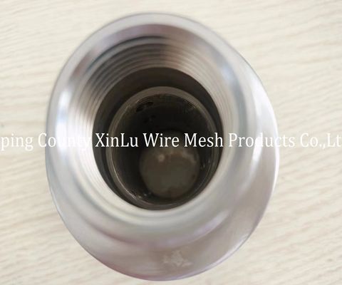 톱니 부품 스테인리스 스틸 존슨 스크린 노즐 수분 필터 노즐 1.8x2.5mm 지원 와이어