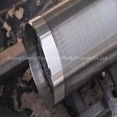 14 "물 우물 스크린 파이프 3x5mm Q5.0mm 윙 와이어, 300 PSI 붕괴 압력