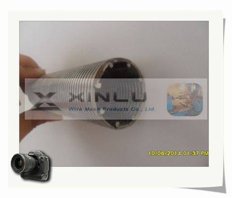 Johnson Vee 쐐기 철망 관 FITO SS304 SS316 쉬운 청소