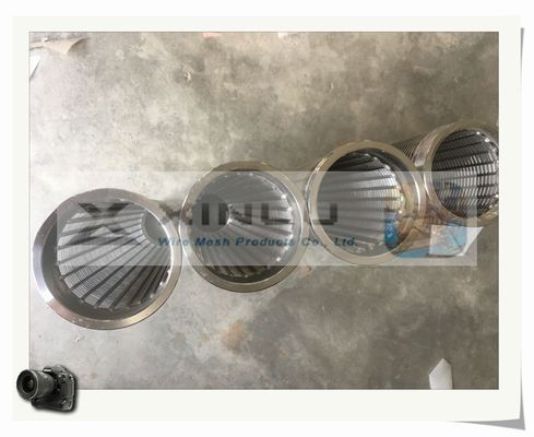 114mm 쐐기 철망 관은 모두 304 스테인리스 관 반대로 부식을 용접했습니다