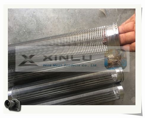 114mm 쐐기 철망 관은 모두 304 스테인리스 관 반대로 부식을 용접했습니다
