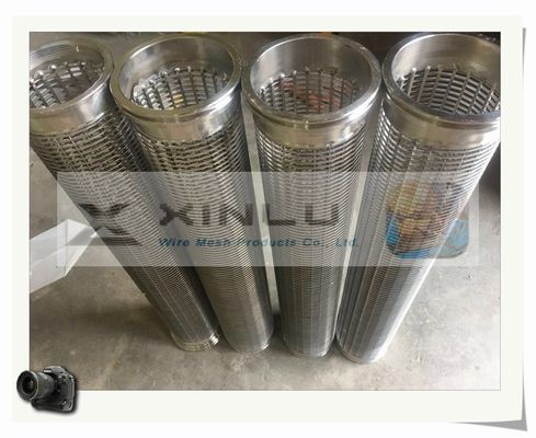 114mm 쐐기 철망 관은 모두 304 스테인리스 관 반대로 부식을 용접했습니다