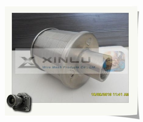 실을 꿰는 쐐기 철망 물 처리 여과기 분사구 148mm SS316L BSPT 여성