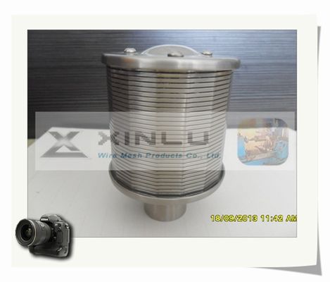 실을 꿰는 쐐기 철망 물 처리 여과기 분사구 148mm SS316L BSPT 여성