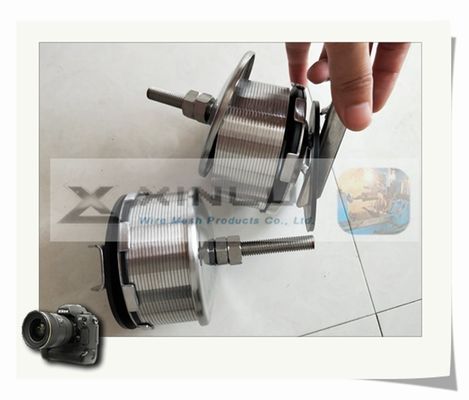 단일 흐름 수처리 필터 노즐 DN 82mm SS321 스트레이너 노즐