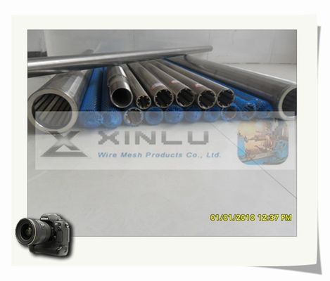 0.05mm 구멍 V 철망 관 막힘 쐐기 스크린 여과기 6000mm 길이 없음