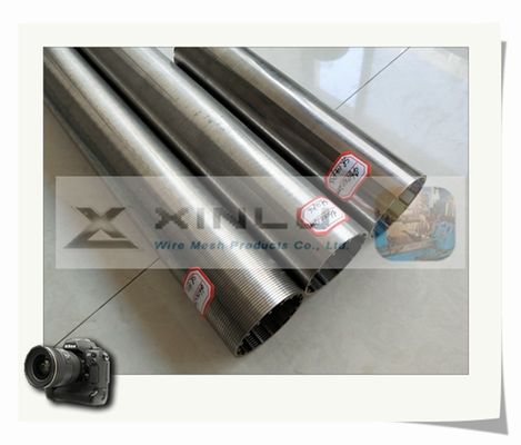 114mm 쐐기 철망 관은 모두 304 스테인리스 관 반대로 부식을 용접했습니다