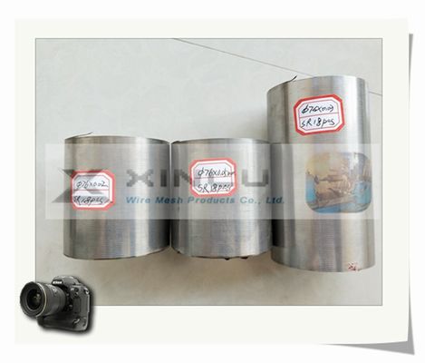 정밀도 V 철망 관 25 - 300mm 비 자석 스테인리스 용접된 관
