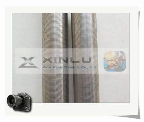 탈수를 위해 막히는 쐐기 철사 우물 스크린 관 114mm 직경 비