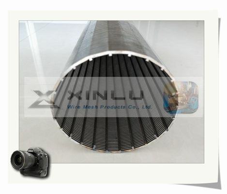 탈수를 위해 막히는 쐐기 철사 우물 스크린 관 114mm 직경 비