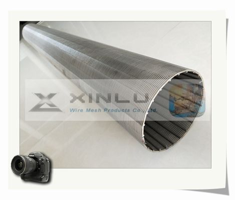 탈수를 위해 막히는 쐐기 철사 우물 스크린 관 114mm 직경 비