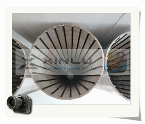 탈수를 위해 막히는 쐐기 철사 우물 스크린 관 114mm 직경 비