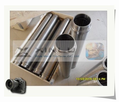 95mm 쐐기 철사 관 반대로 부식 모터 여과기 존슨 스크린 관
