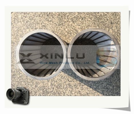 60mm 직경 V 철망 관 SS 316L 쐐기 철망 관