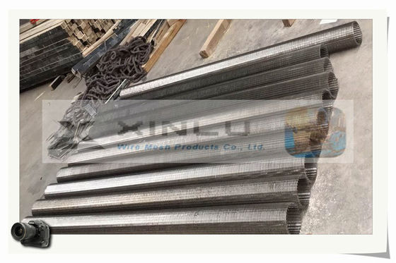모래 통제 우물 여과기 168mm 304L 321 스테인리스 스크린 관