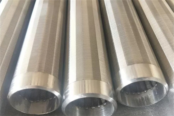 304 스테인레스 스틸 스크린 파이프 114mm V 와이어 스레드 연결 파이프