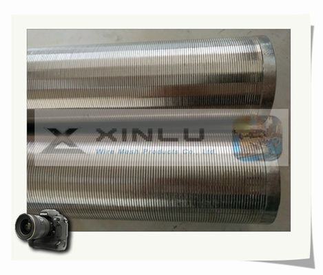 0.05mm 구멍 V 철망 관 막힘 쐐기 스크린 여과기 6000mm 길이 없음