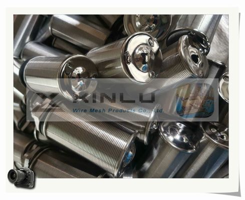 삼각형 급수 여과기 분사구 45mm 직경 쐐기 철사 높은 교류 분사구