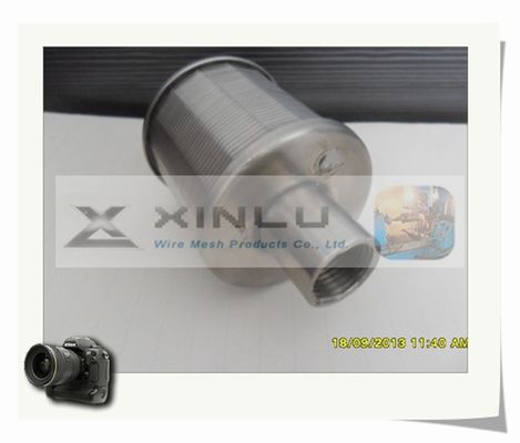 G3/4 &quot;내구성 모래 필터 노즐 0.25mm 슬롯 316L 수처리 필터 노즐