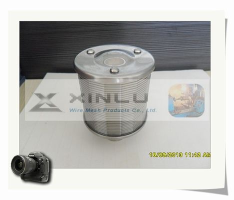 G3/4 &quot;내구성 모래 필터 노즐 0.25mm 슬롯 316L 수처리 필터 노즐