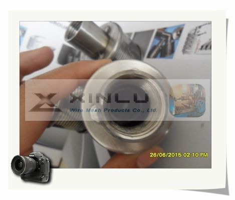 G3/4 &quot;내구성 모래 필터 노즐 0.25mm 슬롯 316L 수처리 필터 노즐