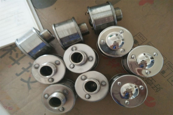 SS316L Johnson 정수 필터 노즐 2&quot; DN 2-1/8&quot; 길이 스트레이너 노즐