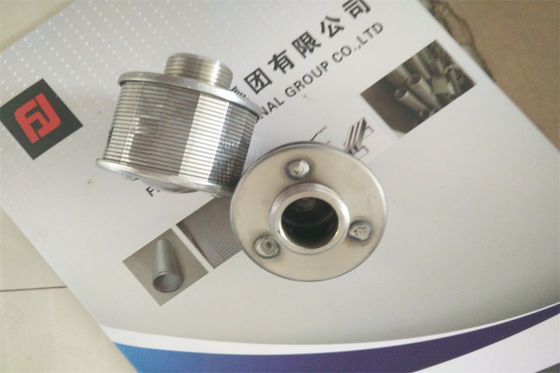SS316L Johnson 정수 필터 노즐 2&quot; DN 2-1/8&quot; 길이 스트레이너 노즐