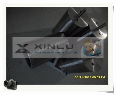 주문을 받아서 만들어지는 3.3 x 6.5mm 스테인리스 쐐기 철사 0.7mm 구멍 원통 모양 스트레이너