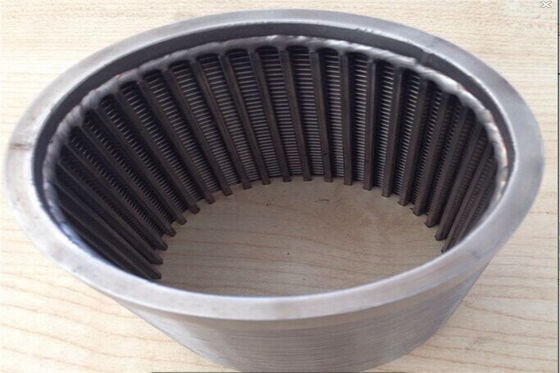 0.1 - 10mm 지속적인 슬롯 스크린 반대로 부식 V 철사 304 스테인리스 관