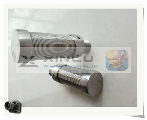닦는 급수 여과기 분사구 SS316L 55mm Legnth 쐐기 철사 분사구