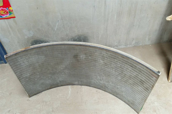 2000mm 폭 체 굴곡 스크린에 의하여 구부려지는 체질 철망사 0.25mm - 1mm 구멍