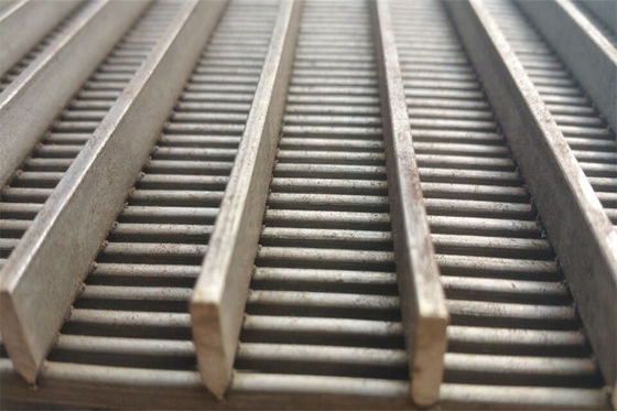 3 - 여과를 위한 12mm 간격 쐐기 철사 격자판 편평한 격자 패널 SS304L