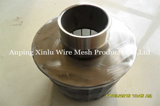 DN108mm SS304 옆 스크린 파이프 웨지 와이어 필터 분배관