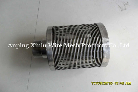 DN108mm SS304 옆 스크린 파이프 웨지 와이어 필터 분배관